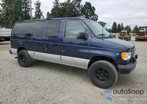 2002 Ford Econoline E150 Wagon from USA, damaged, VIN 1FMRE11L32HA01845